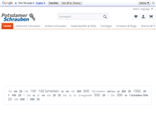 Tablet Screenshot of potsdamer-schrauben.com